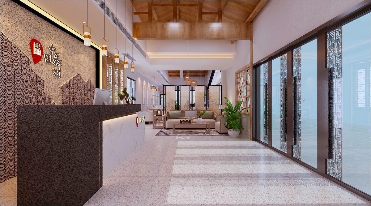 厵村接待大廳案例