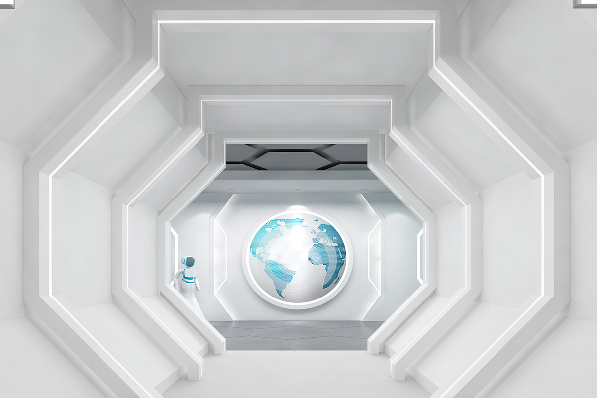 合肥某機(jī)器人展廳裝修